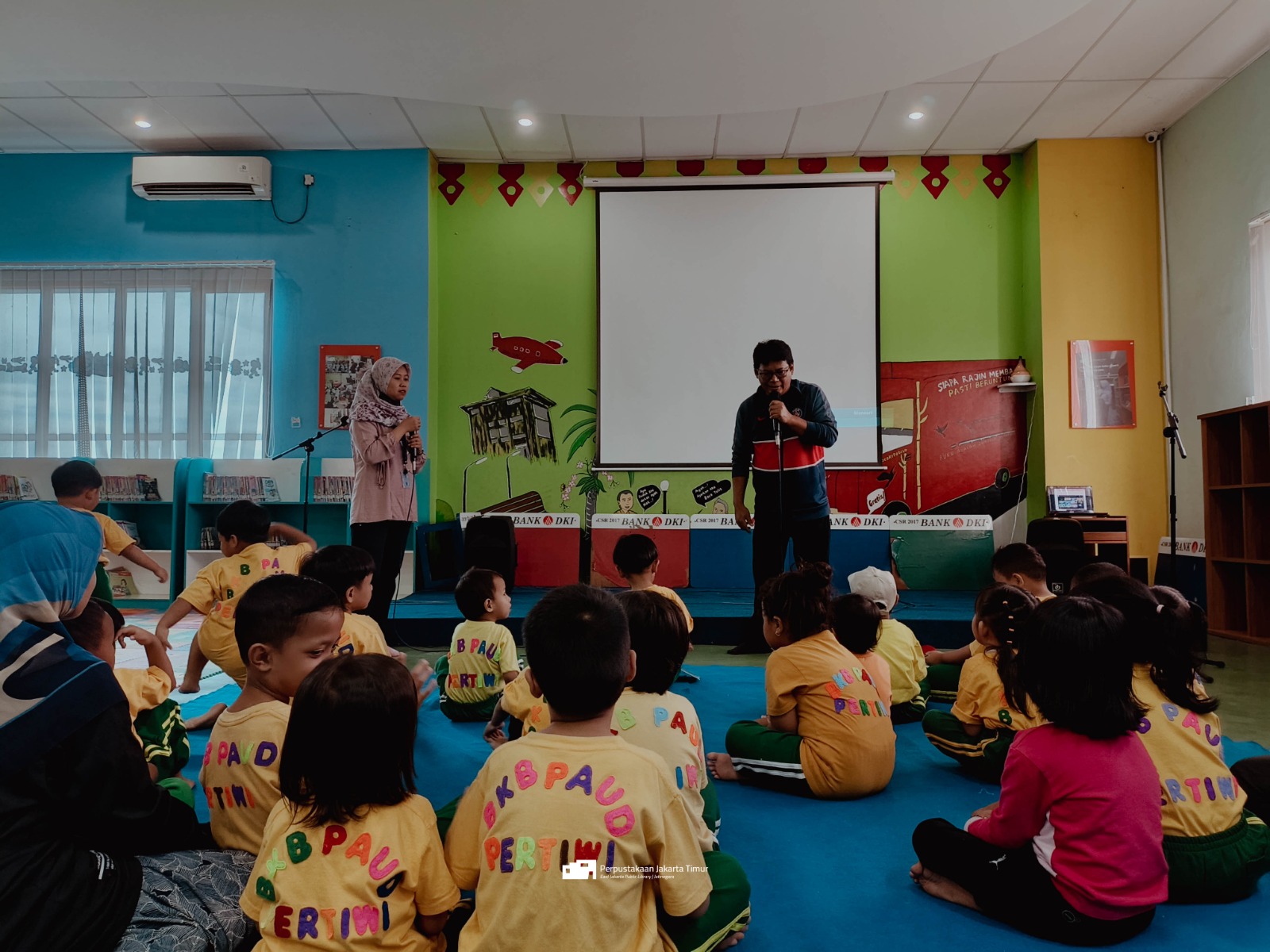 Wisata LiterAsyik Ke Perpustakaan Jakarta Timur Bersama PAUD Pertiwi